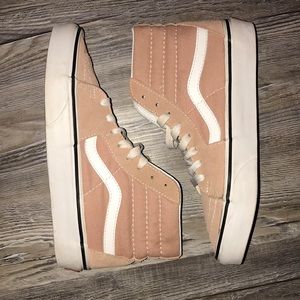 * Blush *High Top Vans